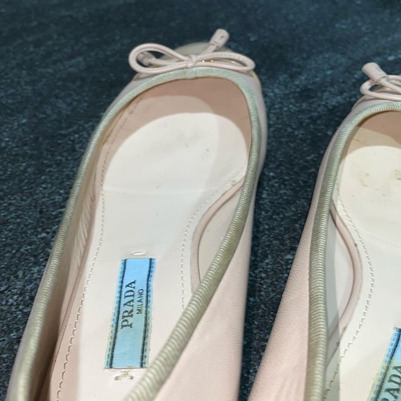 Prada patent leather blush/nude flats - Picture 7 of 8
